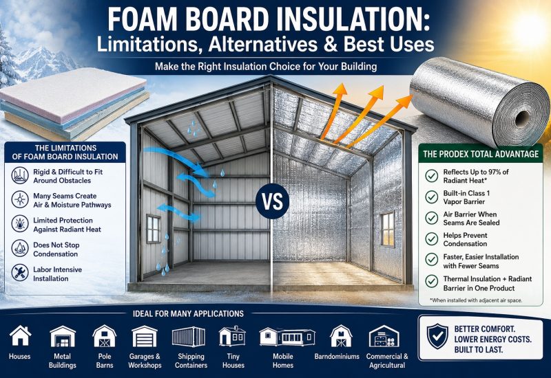 New Foam Board Insulation Guide Explains Rigid Foam Types, Applications, Limitations and Alternatives
