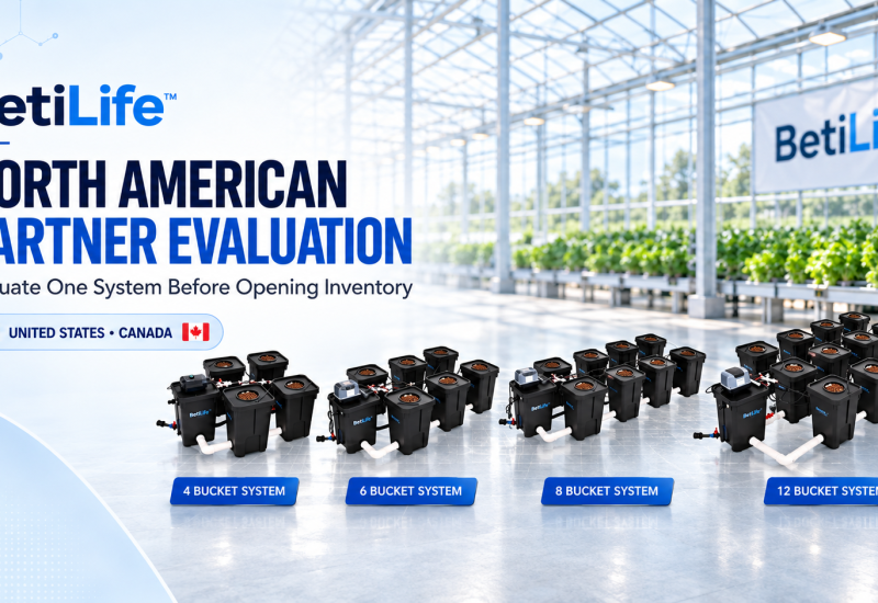 BetiLife Invites North American Partners to Evaluate Its RDWC System Line